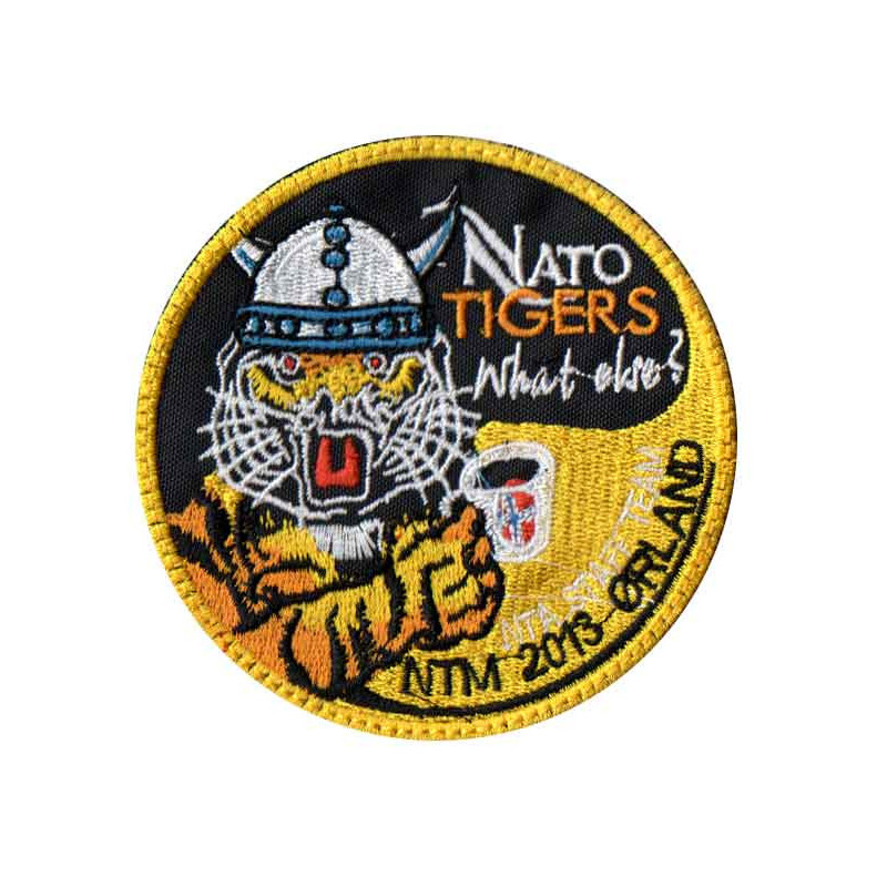 PARCHE BORDADO ALA 12- ALARMA TRANQUILO YO VIGILO