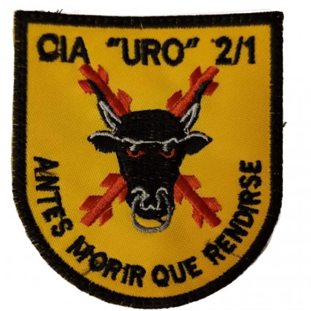 PARCHE BORDADO ALA 12- ALARMA TRANQUILO YO VIGILO