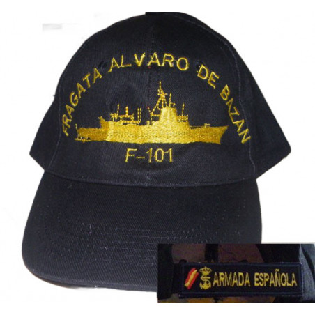 GORRA DE TRABAJO DE LA FRAGATA ALVARO DE BAZAN F101