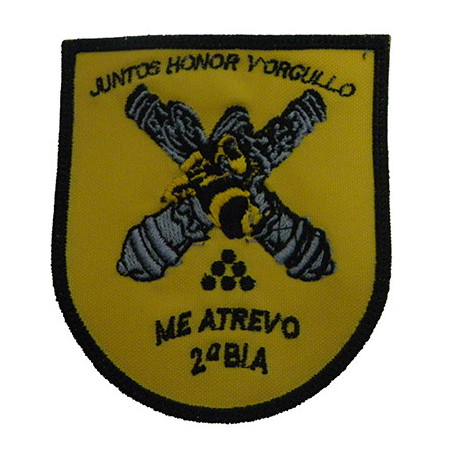 PARCHE BORDADO ALA 12- ALARMA TRANQUILO YO VIGILO