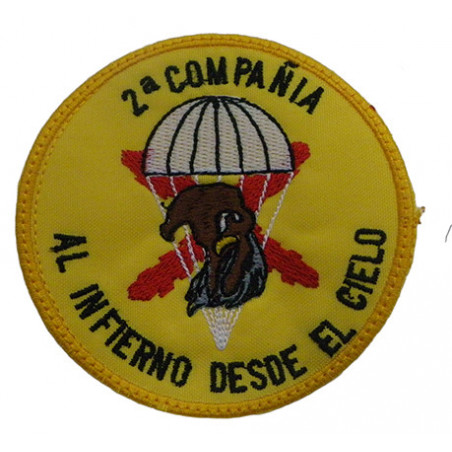 PARCHE BORDADO ALA 12- ALARMA TRANQUILO YO VIGILO