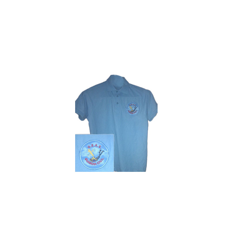 POLO BORDADO DEL GRUPO DE ACTIVIDADES SUBACUATICAS DE LA GUARDIA CIVIL