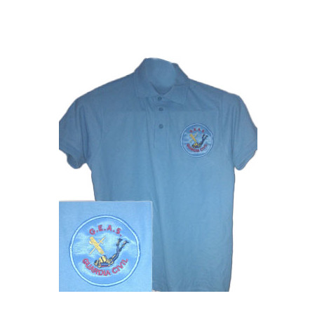 POLO BORDADO DEL GRUPO DE ACTIVIDADES SUBACUATICAS DE LA GUARDIA CIVIL