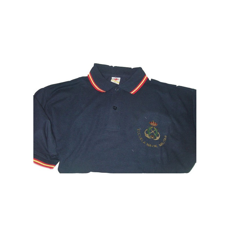 POLO BORDADO DE LA ESCUELA NAVAL MILITAR