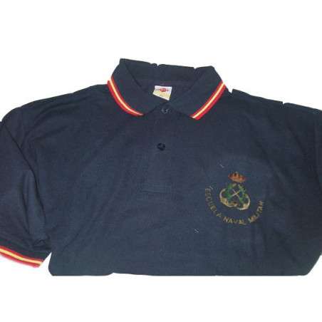 POLO BORDADO DE LA ESCUELA NAVAL MILITAR