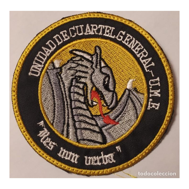 PARCHE BORDADO ALA 12- ALARMA TRANQUILO YO VIGILO