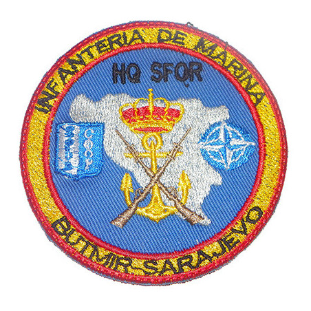 PARCHE BORDADO ALA 12- ALARMA TRANQUILO YO VIGILO