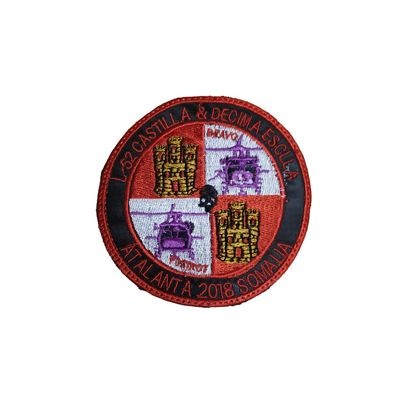 PARCHE BORDADO ALA 12- ALARMA TRANQUILO YO VIGILO