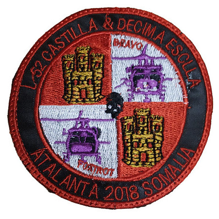 PARCHE BORDADO ALA 12- ALARMA TRANQUILO YO VIGILO