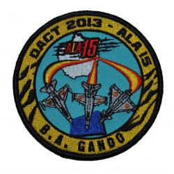 PARCHE BORDADO ALA 12- ALARMA TRANQUILO YO VIGILO