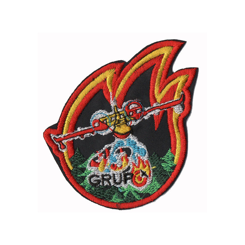 PARCHE BORDADO LLAMA GRUPO 43 CONTRA INCENDIOS EJERCITO DEL AIRE