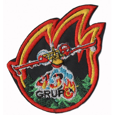 PARCHE BORDADO LLAMA GRUPO 43 CONTRA INCENDIOS EJERCITO DEL AIRE