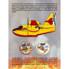 PARCHE BORDADO CUANDO UN MONTE SE QUEMA BLANCO GRUPO 43 CONTRA INCENDIOS EJERCITO DEL AIRE