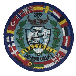 PARCHE BORDADO ALA 12- ALARMA TRANQUILO YO VIGILO