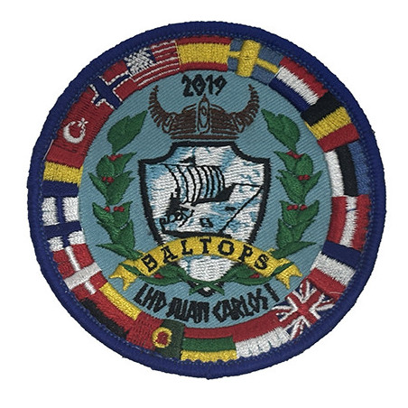 PARCHE BORDADO ALA 12- ALARMA TRANQUILO YO VIGILO