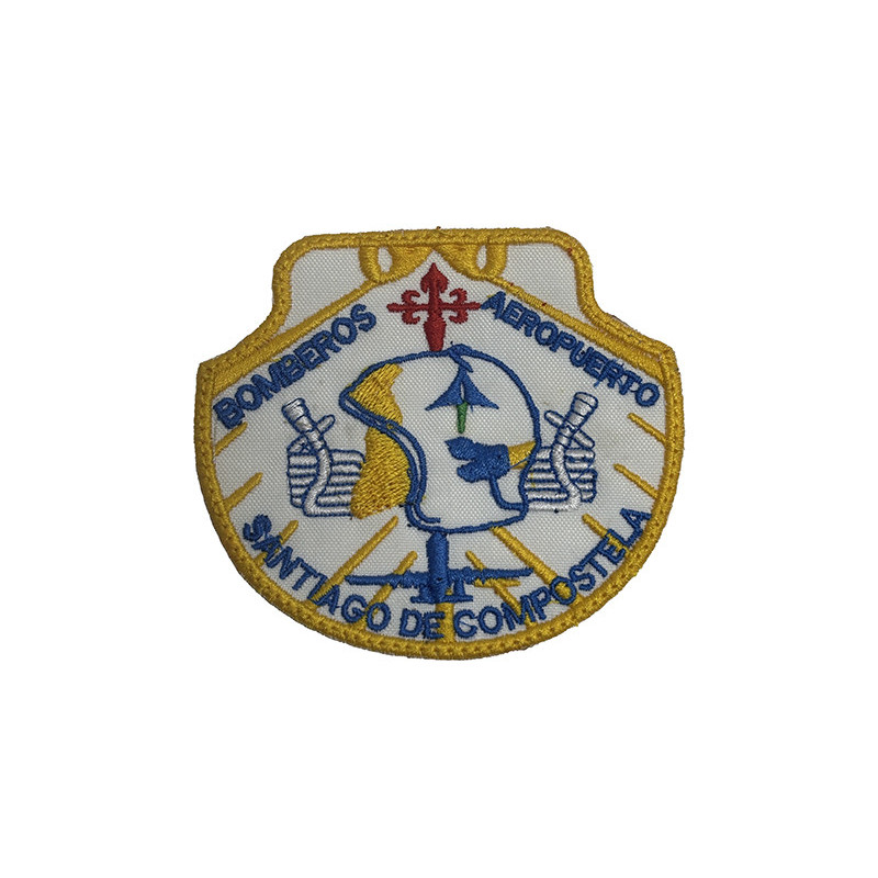 PARCHE BORDADO AEROPUERTO DE SANTIAGO DE COMPOSTELA