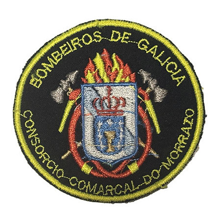 PARCHE BORDADO BOMBEIROS DE GALICIA CONSORCIO DO MORRAZO PECHO MODELO 2