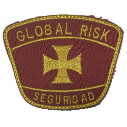 PARCHE BORDADO GLOBAL RISK SEGURIDAD