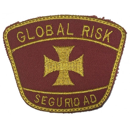 PARCHE BORDADO GLOBAL RISK SEGURIDAD