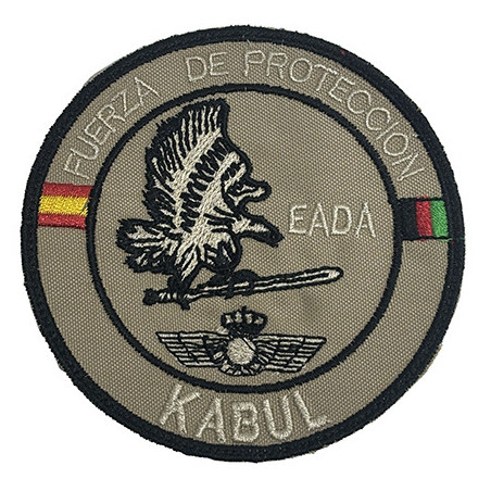 PARCHE BORDADO FUERZA DE PROTECCION EADA OPERACION EN KABUL AFGANISTAN ARIDO
