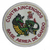 PARCHE BORDADO BOMBEROS BASE AEREA DE GANDO EJERCITO DEL AIRE